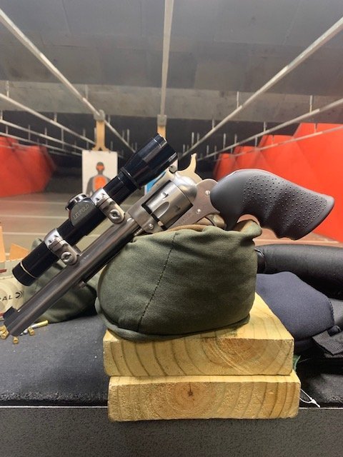 5.18.2022 PIc of Ruger Single Action wLeupold scope.jpg