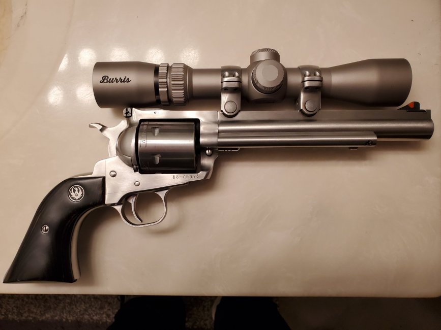 Ruger Super Blackhawk Hunter .44 Magnum RS with Burris 1x4 scope.jpg