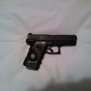 My Glock 23 With Crimson Trace Laser