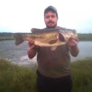 8lb. 10oz. Largemouth Bass caught in Southern Indiana July 2007