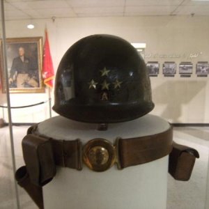 Old blood and guts helmet