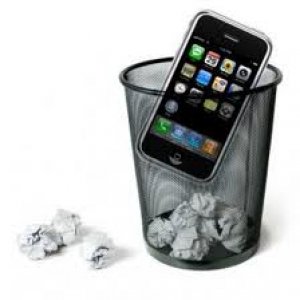 iPhone in Trash