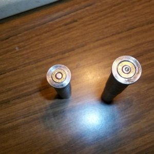 Not too accurate with just 2" of rifling.Adapters using Mosin Nagant barrel cut-offs to shoot 32 S&W Longs out of my 43 Spanish Rolling block rifle. A