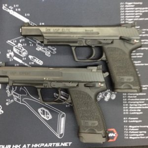 HK USP Expert 9mm and Elite 9mm