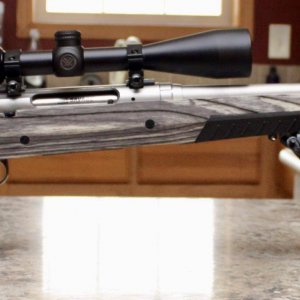 Savage Axis II .308 in Boyd’s At One stock, Vortex 4-12x44 Crossfire II scope