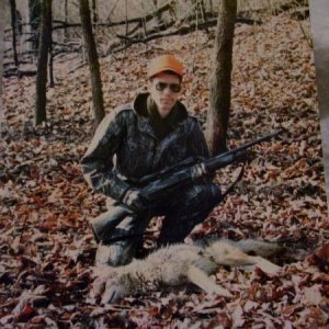 Me in 1992, coyote