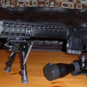 AR10 - GG&G flip up sights