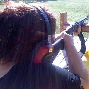 Wife with the Marlin 795 .22