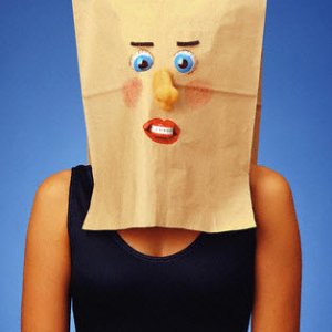 paper bag face