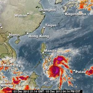 Typhoon Bears Down On The Phillipines