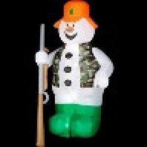 inflatable snowman with gun.summ