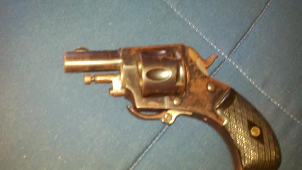 A revolver my grandfather handed down to me before he passed away.