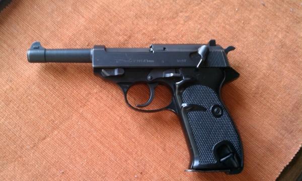 Walther P38

Alloy frame, made in the 60's. My all-time favorite thing to shoot.
