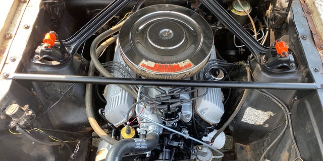 Matt Taylor was able to refurbish the 289 V8 and get it running again.
