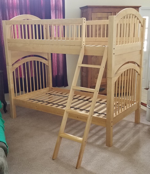 Wts Solid Oak Bunk Bed Set Indiana, Bedtime Inc Bunk Bed Assembly