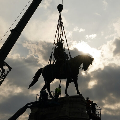 With Robert E. Lee's Statue Gone, Virginia Reveals Some New Plans For Its Pedestal