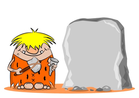 20407425-a-cartoon-caveman-with-hammer-and-chisel-next-to-a-blank-rock.jpg
